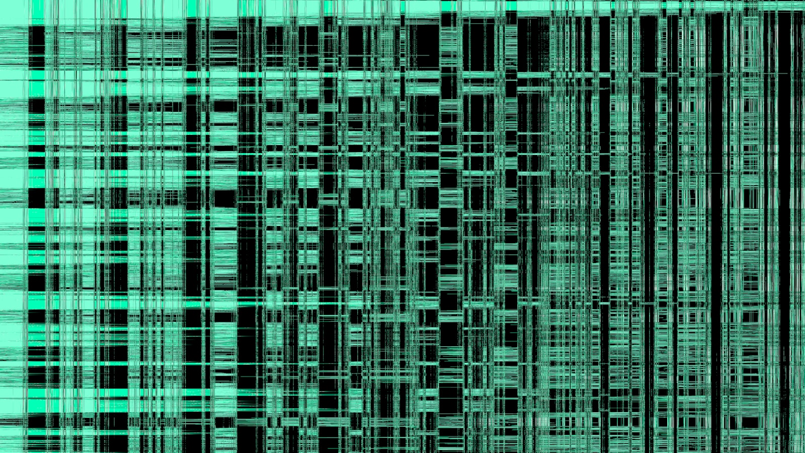 A green and black background with lines