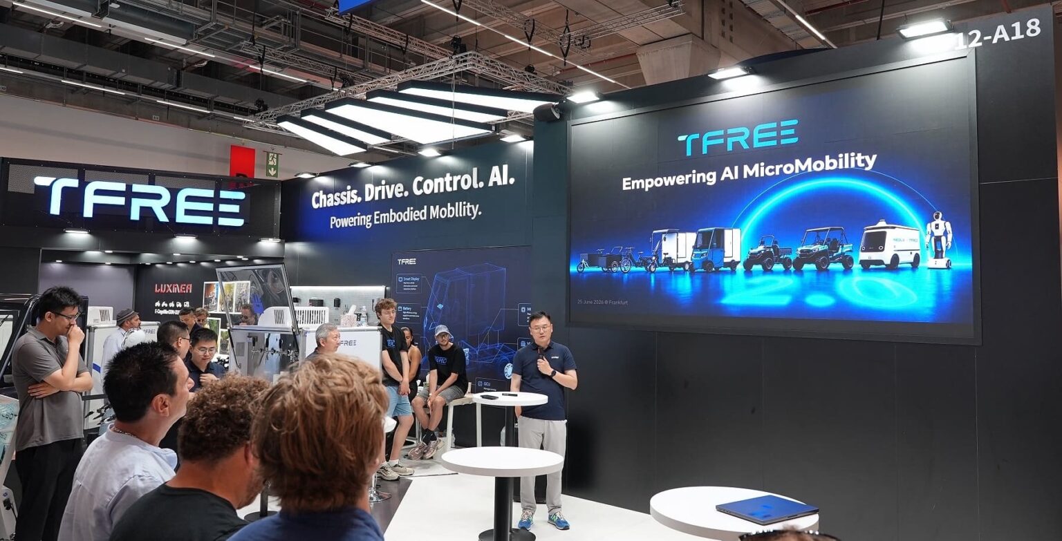 TFREE Formally Launches System for AI Micro Mobility
