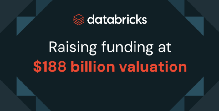 Databricks Funding Round Databricks is Raising a Strategic Round of Funding at a $188B Valuation