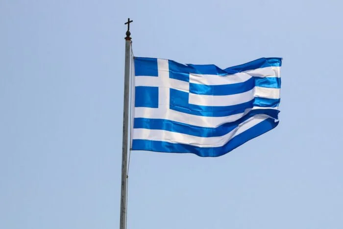 flag of us a on pole